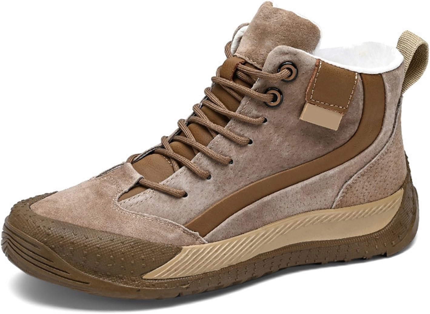 Мужские зимние ботинки на шнуровке, модные высокие кроссовки с хлопковой подкладкой, обувь для скейтборда, замшевые повседневные ботинки до щиколотки для мужчин Generic, коричневый
Мужские зимние ботинки на шнуровке, модные высокие кроссовки с хлопковой подкладкой, обувь для скейтборда, замшевые повседневные ботинки до щиколотки для мужчин Generic, коричневый