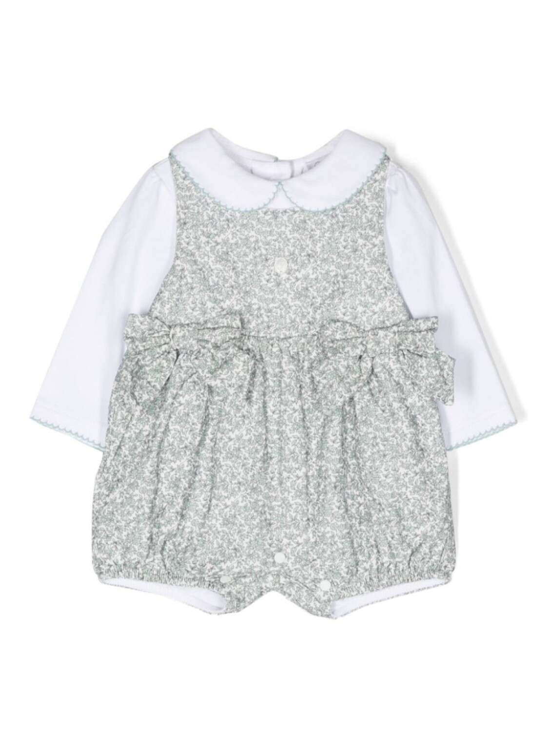 Ромпер с цветочным принтом Patachou, зеленый
Ромпер с цветочным принтом Patachou, зеленый