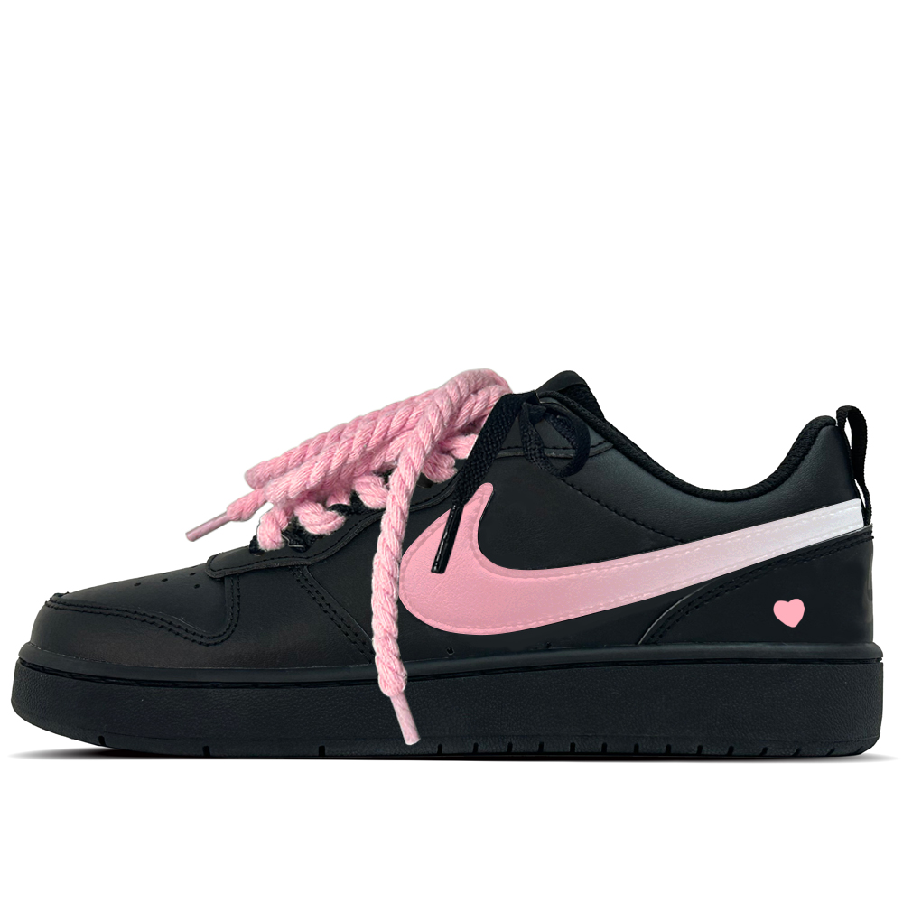 Nike Court Borough Sweet Heart Berry Slip Resistant Low top Kids' Skateboarding Shoes Black Teenagers
Nike Court Borough Sweet Heart Berry Slip Resistant Low top Kids' Skateboarding Shoes Black Teenagers