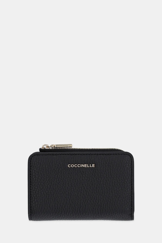 Кожаный кошелек Coccinelle, черный 
Кожаный кошелек Coccinelle, черный