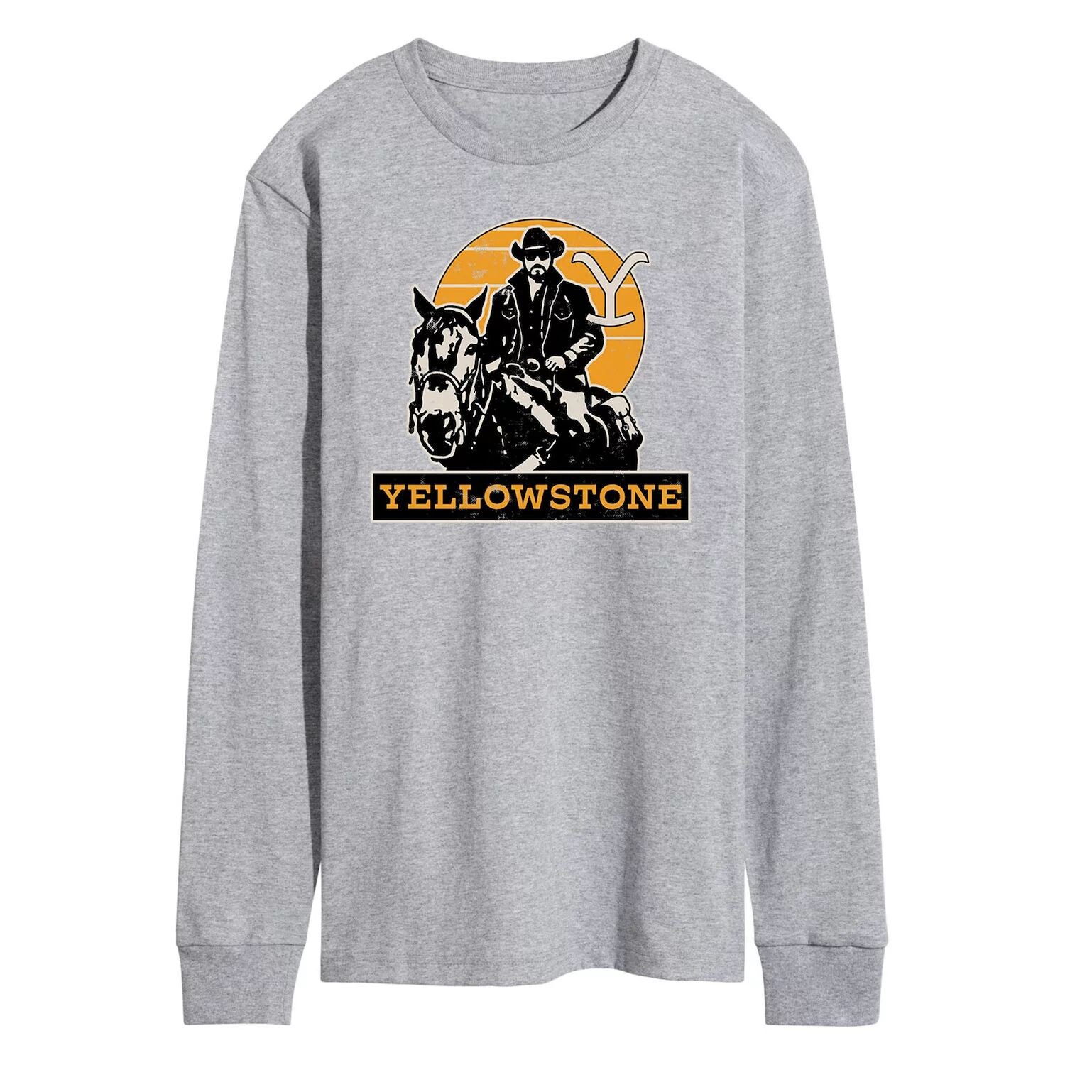 Мужская футболка с длинными рукавами для верховой езды Yellowstone Rip Licensed Character
Мужская футболка с длинными рукавами для верховой езды Yellowstone Rip Licensed Character