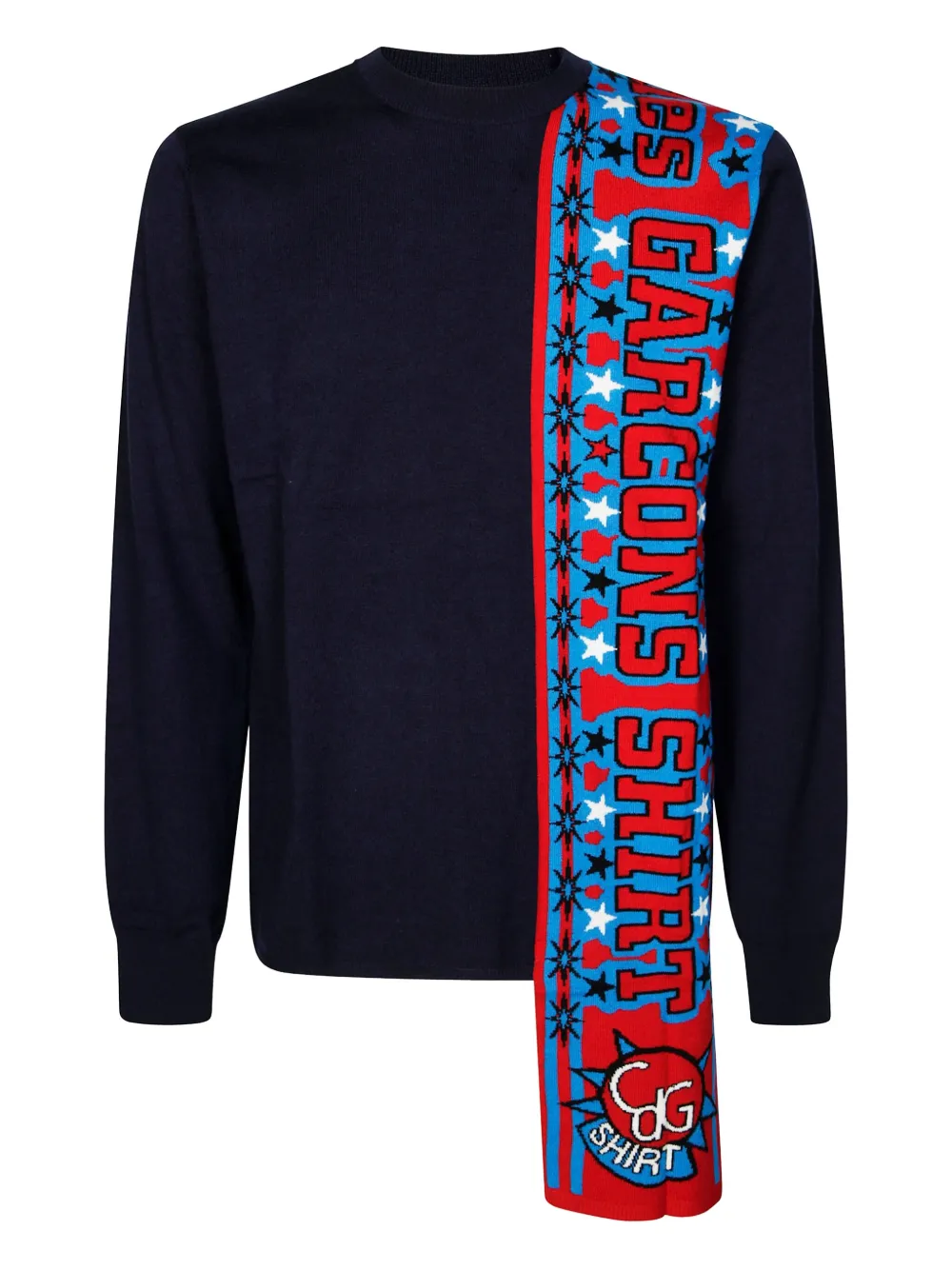 Свитер с логотипом Comme Des Garçons Shirt, черный
Свитер с логотипом Comme Des Garçons Shirt, черный