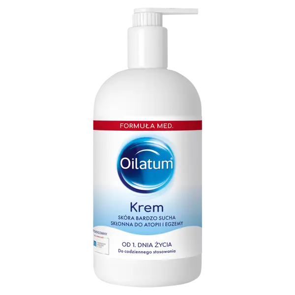 Увлажняющий смягчающий крем для сухой и атопичной кожи, 300 мл Oilatum Formuła med
Увлажняющий смягчающий крем для сухой и атопичной кожи, 300 мл Oilatum Formuła med