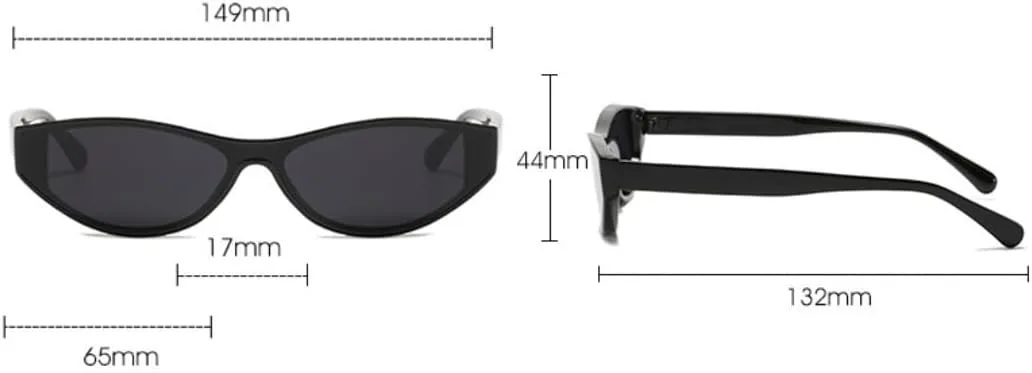 Модные маленькие цельные солнцезащитные очки в винтажном стиле «кошачий глаз» для женщин, уникальные панк-очки с защитой от УФ-излучения UV400 VRTRFFTR, White-black
Модные маленькие цельные солнцезащитные очки в винтажном стиле «кошачий глаз» для женщин, уникальные панк-очки с защитой от УФ-излучения UV400 VRTRFFTR, White-black