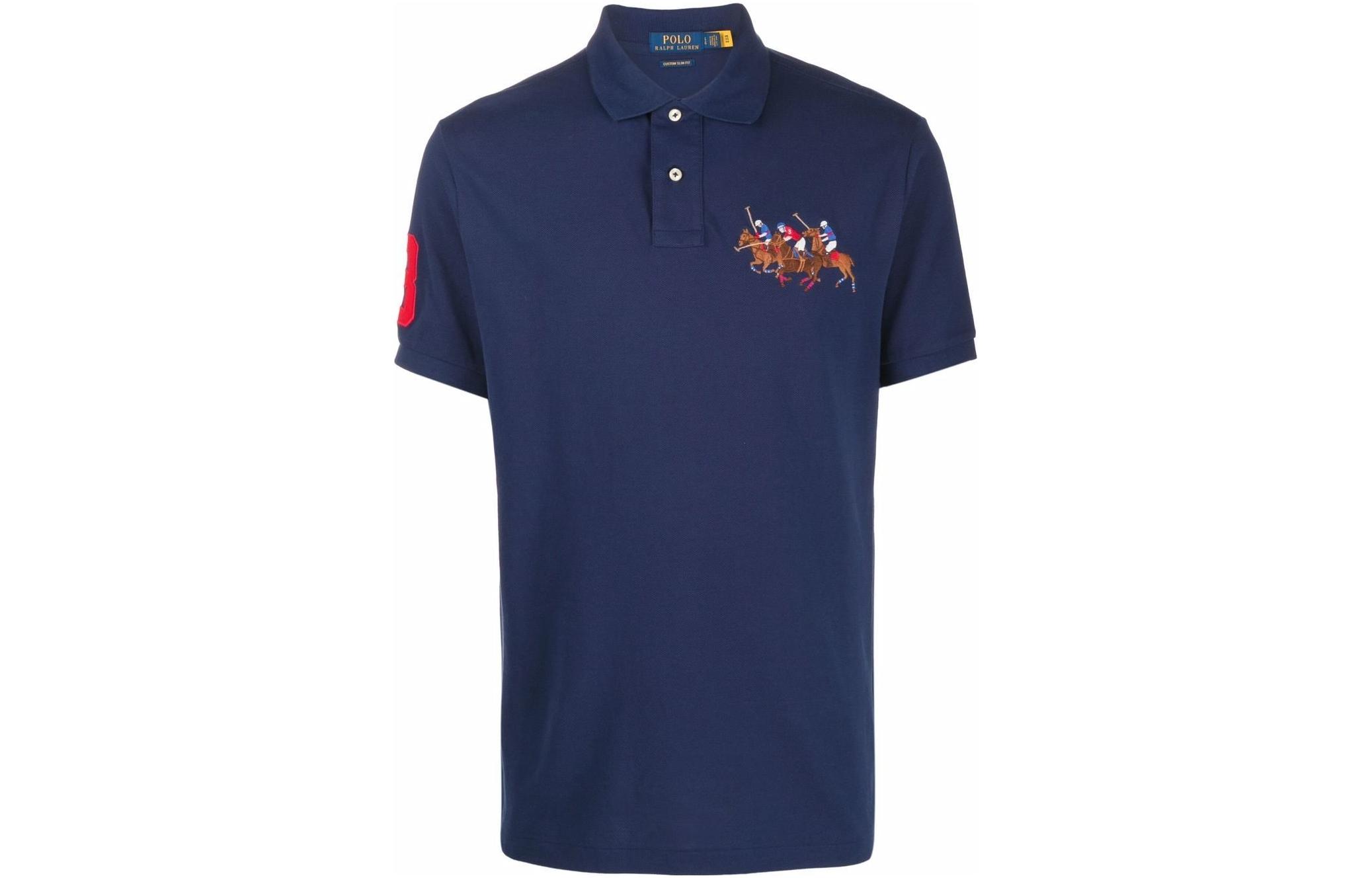 Поло с принтом пони Хлопковая поло Polo Ralph Lauren, Морской синий
Поло с принтом пони Хлопковая поло Polo Ralph Lauren, Морской синий