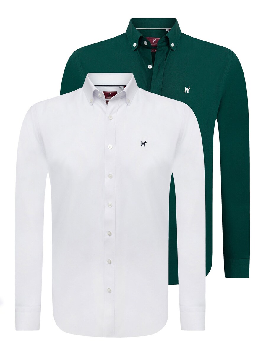 Приталенная рубашка на пуговицах Williot, цвет Dark green/White
Приталенная рубашка на пуговицах Williot, цвет Dark green/White