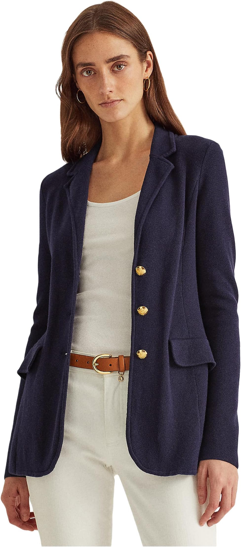 Блейзер Lauren Ralph Lauren Knit Sweater Blazer, цвет Lauren Navy
Блейзер Lauren Ralph Lauren Knit Sweater Blazer, цвет Lauren Navy
