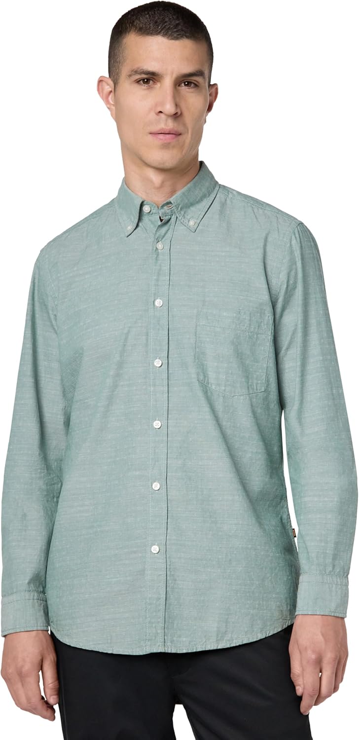 BOSS Мужская рубашка Rickert с длинным рукавом Oxford, Cucumber Green
BOSS Мужская рубашка Rickert с длинным рукавом Oxford, Cucumber Green