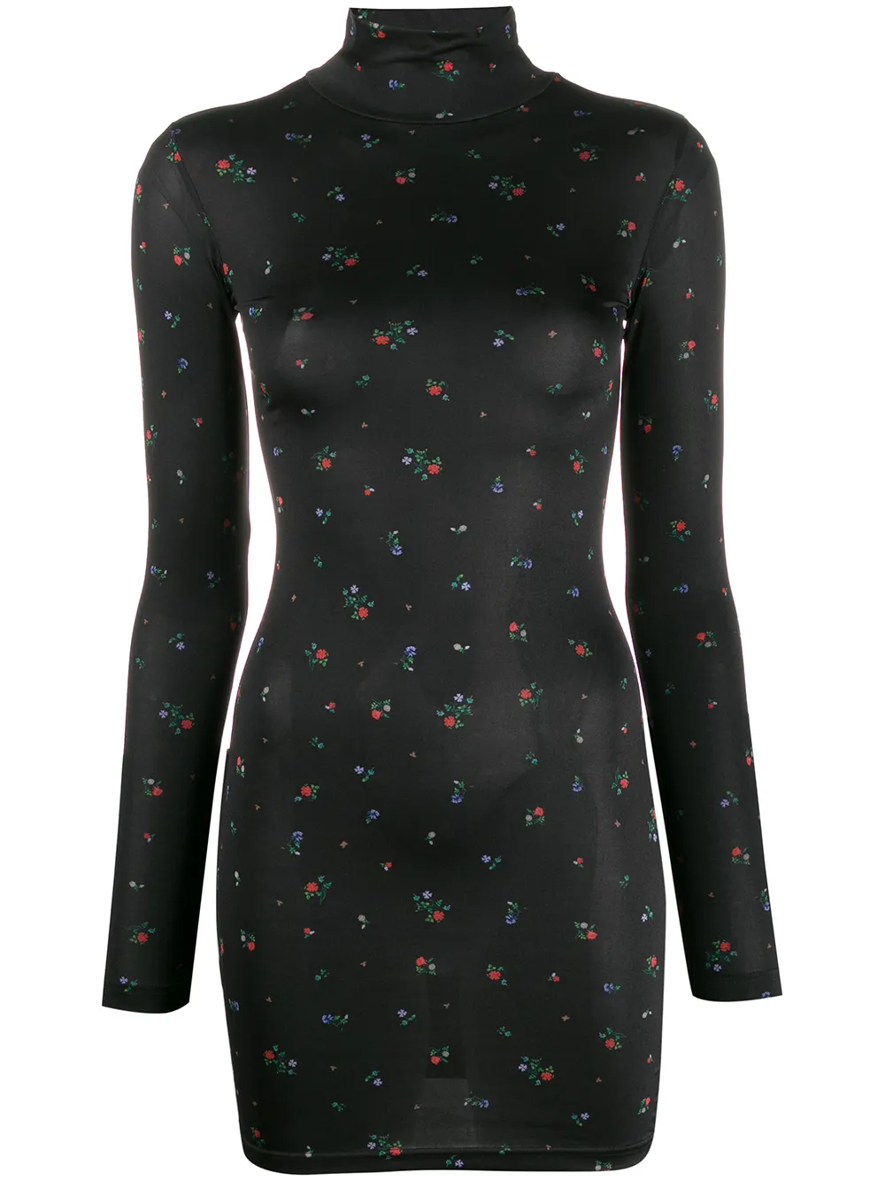 Облегающее платье с высоким воротником Vetements, черный
Облегающее платье с высоким воротником Vetements, черный
