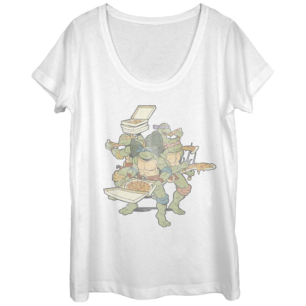 Футболка с круглым вырезом для подростков больших размеров Nickelodeon Teenage Mutant Ninja Turtles Faded Pizza Group, белый
Футболка с круглым вырезом для подростков больших размеров Nickelodeon Teenage Mutant Ninja Turtles Faded Pizza Group, белый