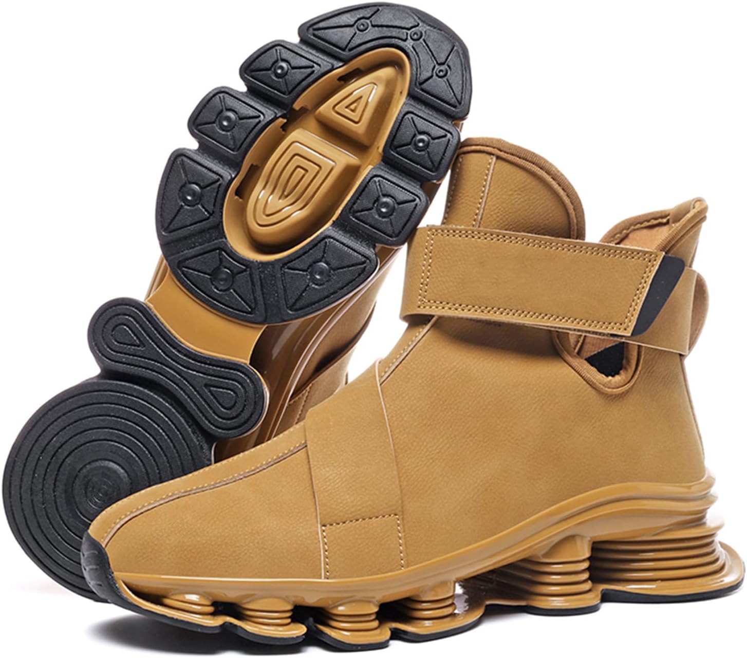 Мужские зимние ботинки SPWAGYM, утепленные, с модным дизайном, нескользящей подошвой, меховой подкладкой, для бега и ходьбы, Brown-1
Мужские зимние ботинки SPWAGYM, утепленные, с модным дизайном, нескользящей подошвой, меховой подкладкой, для бега и ходьбы, Brown-1