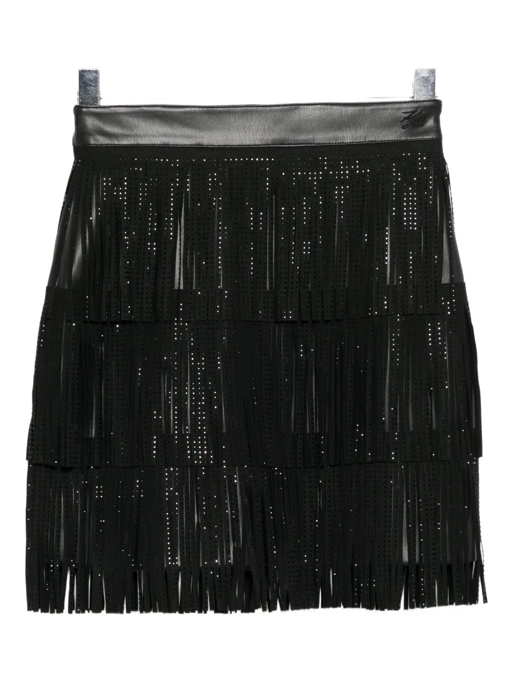 Мини-юбка с бахромой, украшенной стразами KARL LAGERFELD, черный
Мини-юбка с бахромой, украшенной стразами KARL LAGERFELD, черный