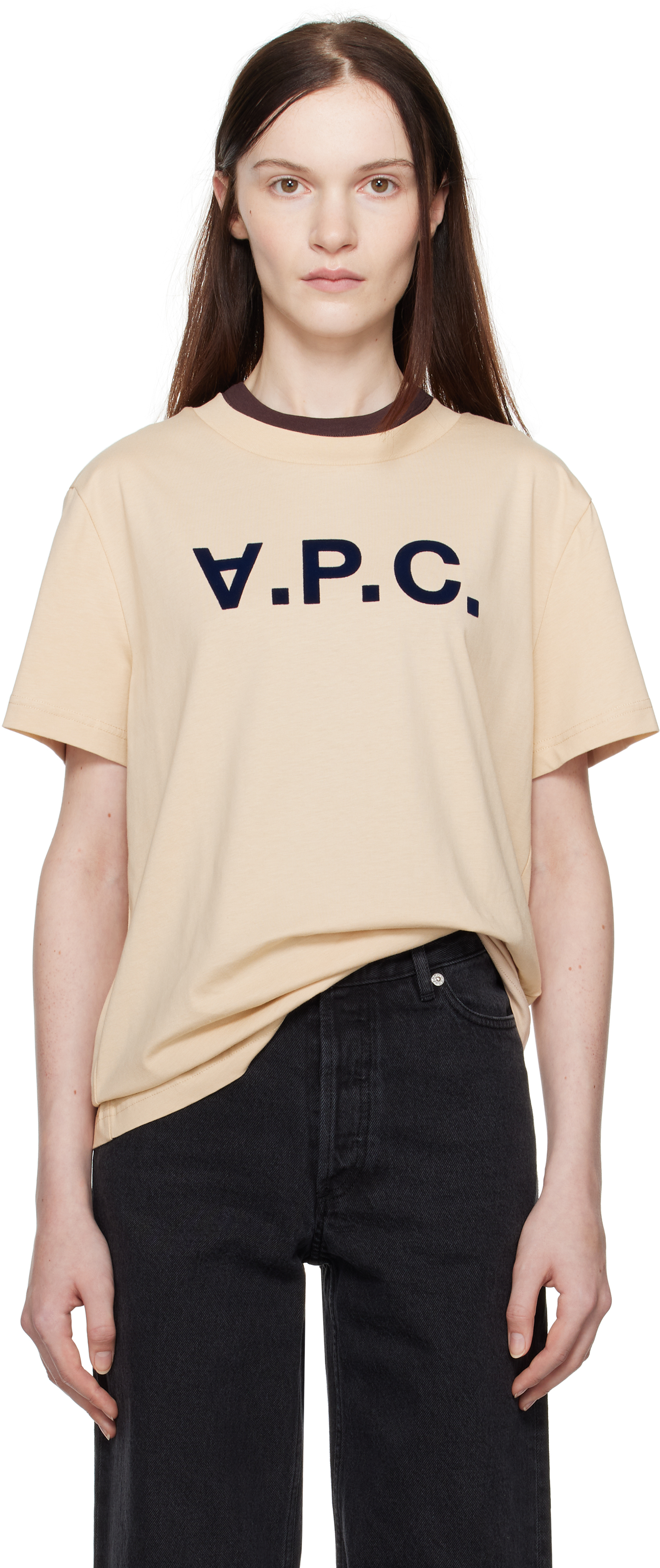 Футболка бежевая Standard Grand 'VPC' A.P.C., бежевый/темно-синий
Футболка бежевая Standard Grand 'VPC' A.P.C., бежевый/темно-синий