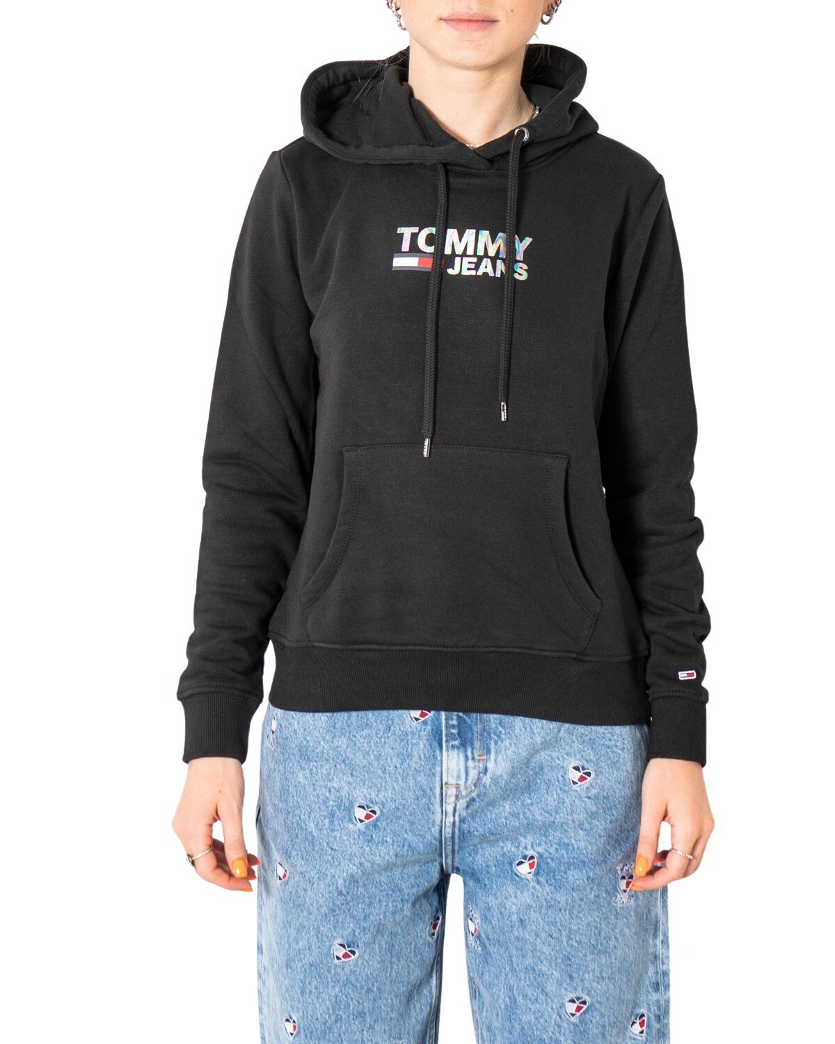 Толстовка женская Tommy Jeans с большим логотипом, черный
Толстовка женская Tommy Jeans с большим логотипом, черный