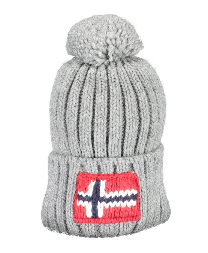 Шерстяная шапка с помпоном и логотипом Napapijri, серый
Шерстяная шапка с помпоном и логотипом Napapijri, серый