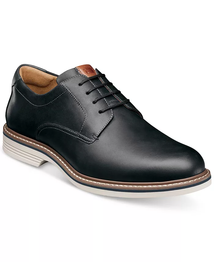 Мужские оксфорды Norfolk с гладким мысом из кожи Florsheim, черный
Мужские оксфорды Norfolk с гладким мысом из кожи Florsheim, черный