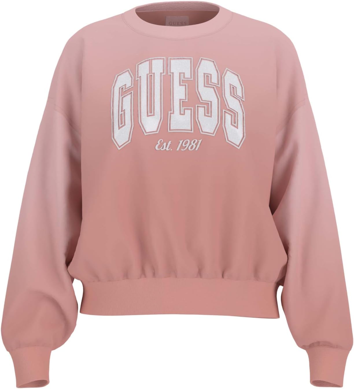 GUESS Женский Эко Свитшот с Круглым Вырезом, Pink And Satin Rose Degrade
GUESS Женский Эко Свитшот с Круглым Вырезом, Pink And Satin Rose Degrade