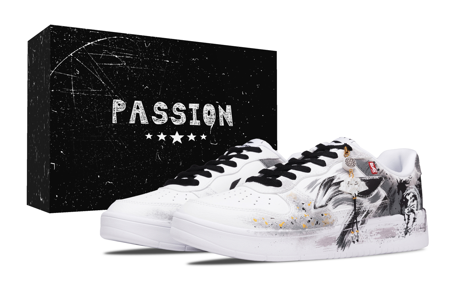 Li Ning Floating Boat Ink Horse Synthetic Leather Термостойкий, Водонепроницаемый, Износостойкий, Легкий, Дышащий Li-Ning, черный
Li Ning Floating Boat Ink Horse Synthetic Leather Термостойкий, Водонепроницаемый, Износостойкий, Легкий, Дышащий Li-Ning, черный