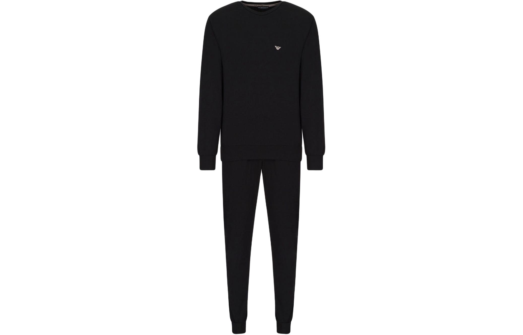 EMPORIO ARMANI Пижамный комплект мужской черный
EMPORIO ARMANI Пижамный комплект мужской черный