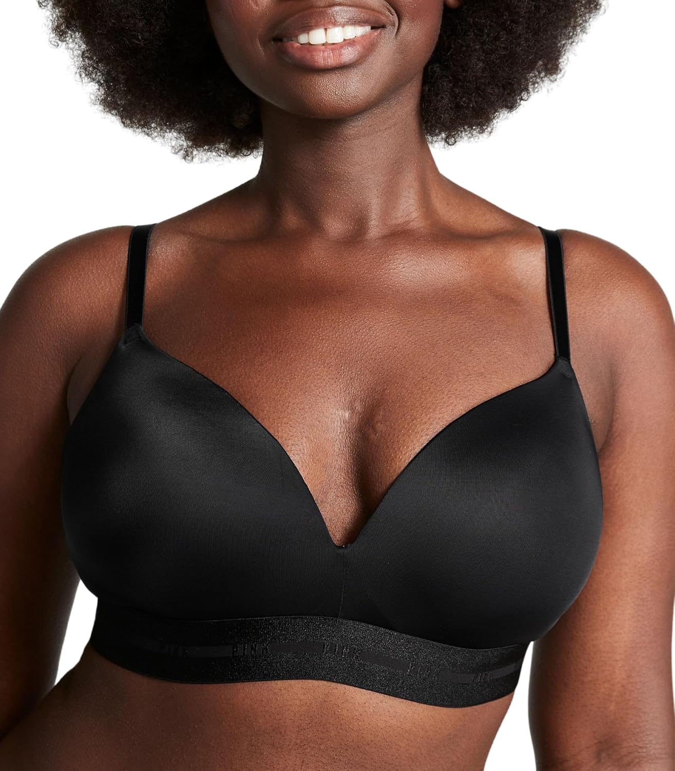 Бюстгальтер Victoria's Women's Pink Wear Everywhere Push Up Wireless, размеры для женщин (32A - 38DDD) Victoria's Secret, Pure Black
Бюстгальтер Victoria's Women's Pink Wear Everywhere Push Up Wireless, размеры для женщин (32A - 38DDD) Victoria's Secret, Pure Black