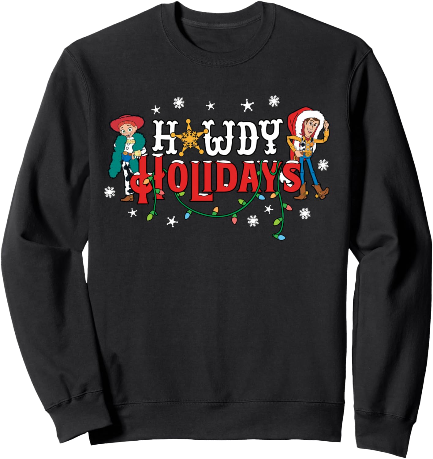Толстовка Disney Pixar Toy Story Howdy Holidays Woody & Jessie, черный
Толстовка Disney Pixar Toy Story Howdy Holidays Woody & Jessie, черный