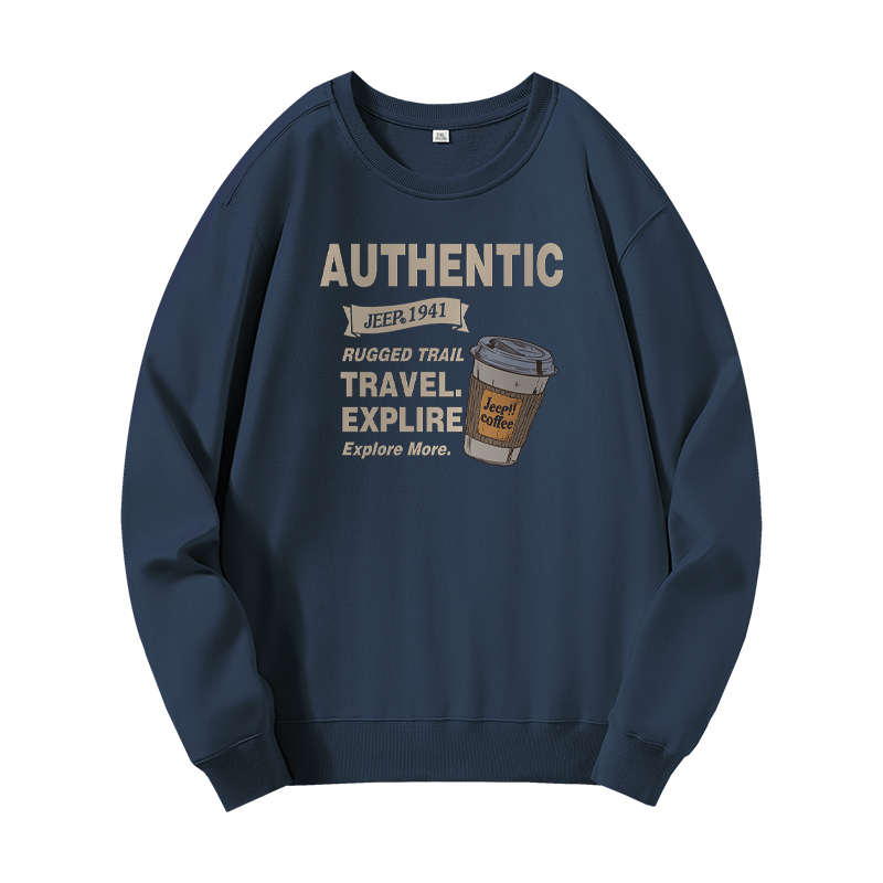 Унисекс свитшот Jeep, синий
Унисекс свитшот Jeep, синий