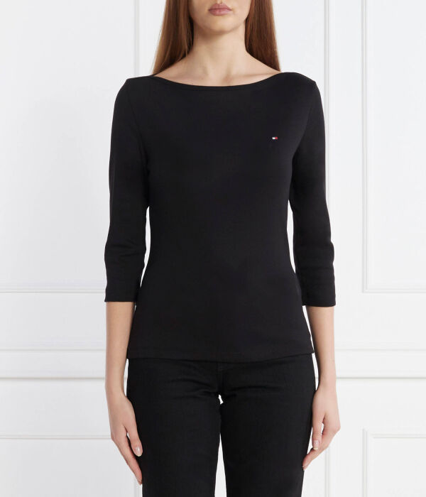 Лонгслив женский Tommy Hilfiger хлопковый с рукавом 3/4, черный
Лонгслив женский Tommy Hilfiger хлопковый с рукавом 3/4, черный