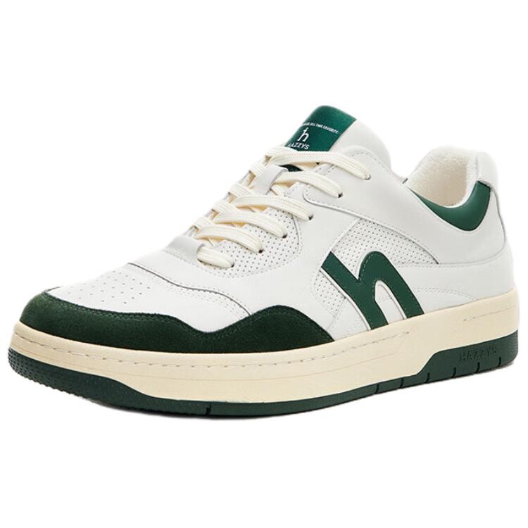 Кеды мужские, обувь для скейтбординга низкая белый/зеленый Hazzys
Кеды мужские, обувь для скейтбординга низкая белый/зеленый Hazzys