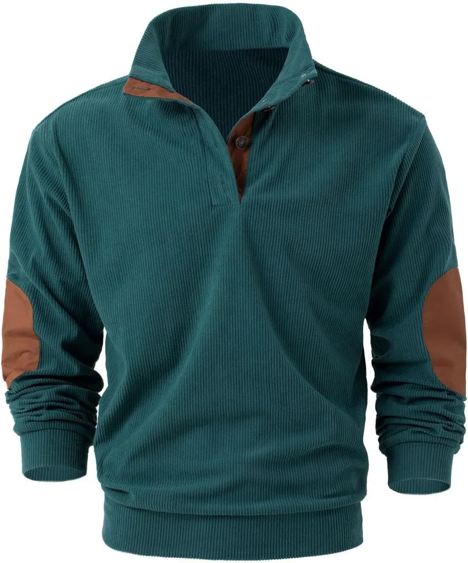 Мужской свитер с воротником стойкой, однотонный, с длинным рукавом
Мужской свитер с воротником стойкой, однотонный, с длинным рукавом