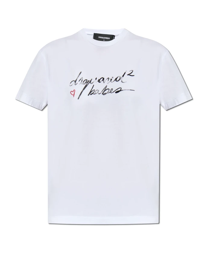 Футболка с логотипом Dsquared2, белый
Футболка с логотипом Dsquared2, белый