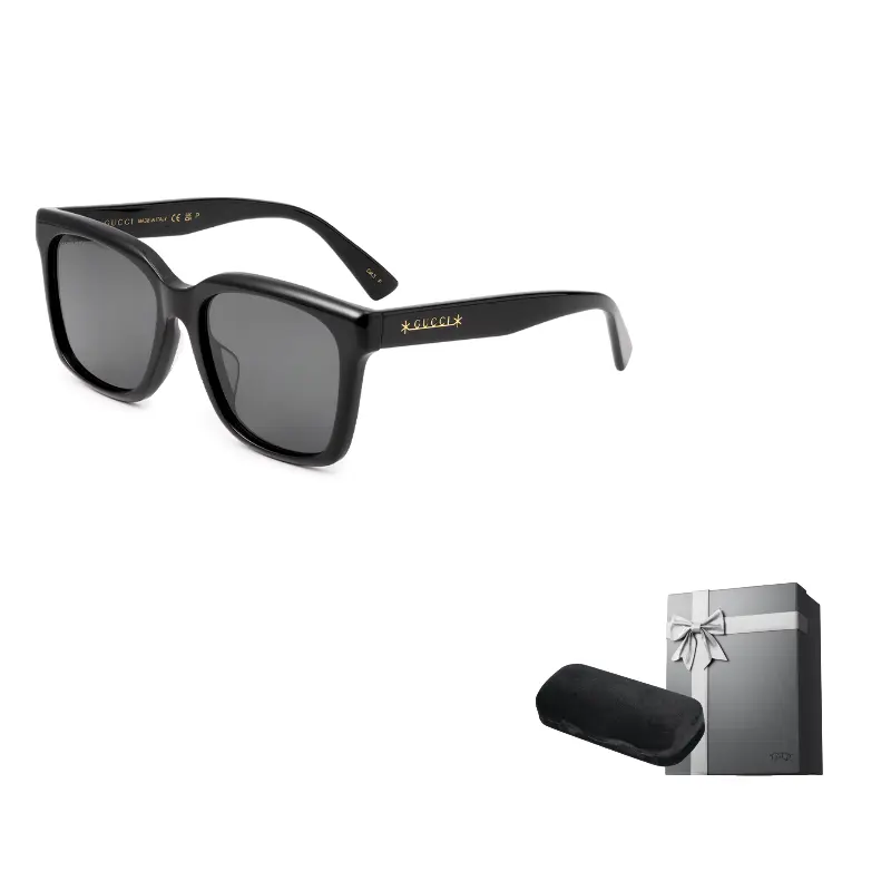 GUCCI Polarized квадратные ацетатные солнцезащитные очки черные
GUCCI Polarized квадратные ацетатные солнцезащитные очки черные