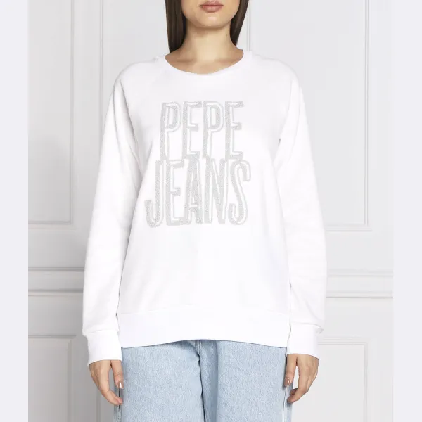 Рубиновый свитшот обычного кроя Pepe Jeans London, белый
Рубиновый свитшот обычного кроя Pepe Jeans London, белый