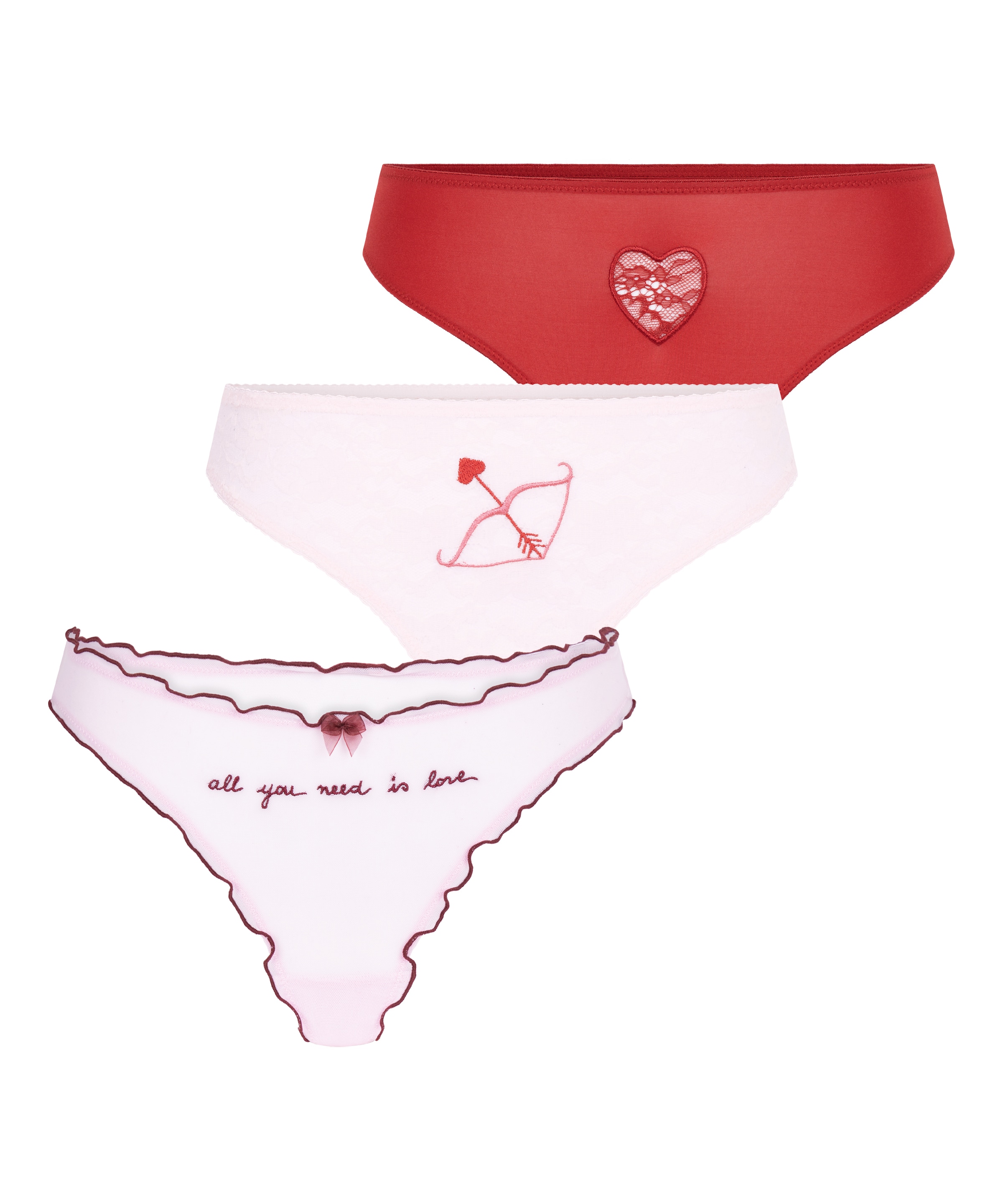 Hunkemöller Трусики в цветах Light Pink, Merlot, Fire Red, White
Hunkemöller Трусики в цветах Light Pink, Merlot, Fire Red, White