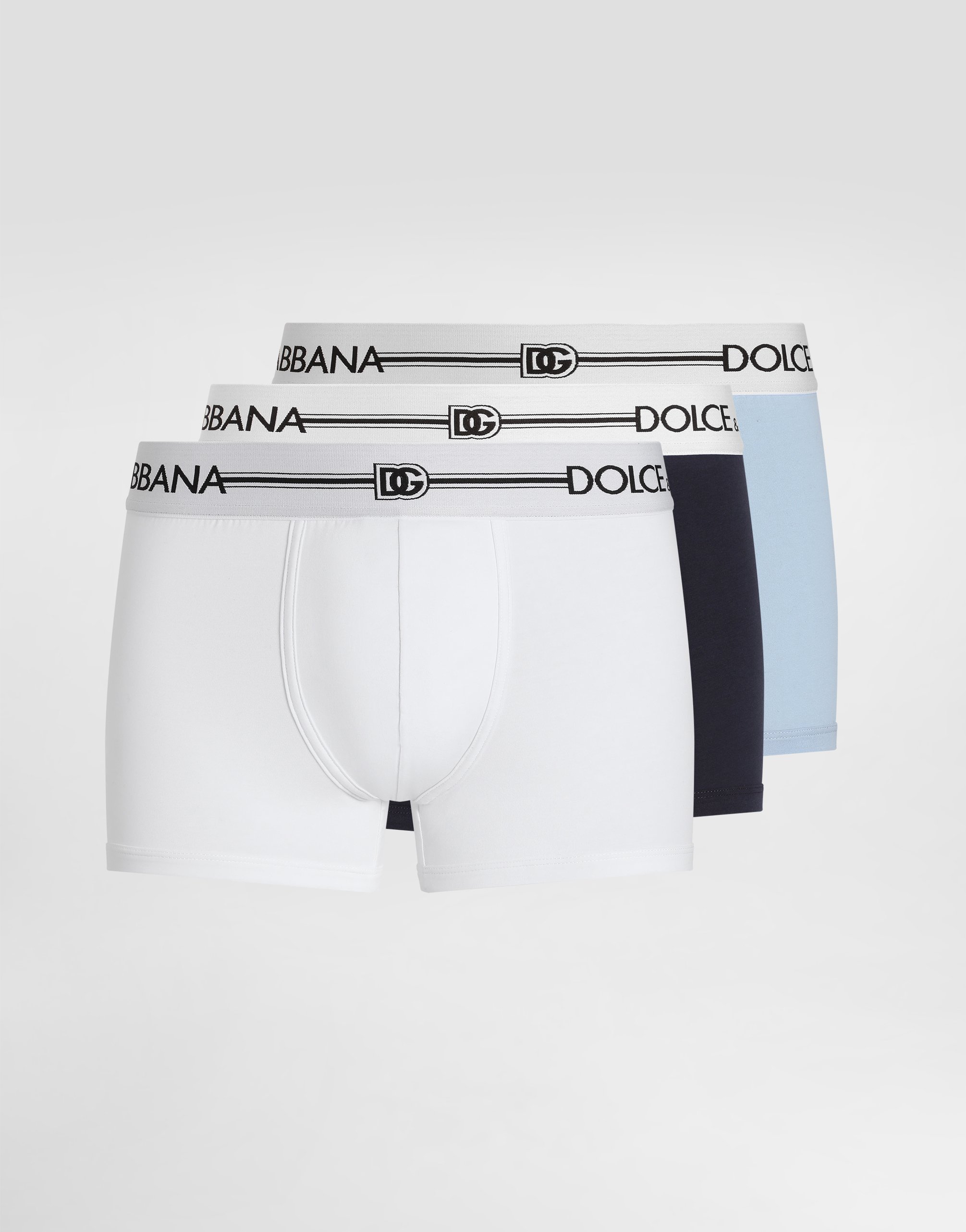 Трусы-боксеры из эластичного хлопка, 3 штуки в упаковке Dolce & Gabbana, мультиколор
Трусы-боксеры из эластичного хлопка, 3 штуки в упаковке Dolce & Gabbana, мультиколор