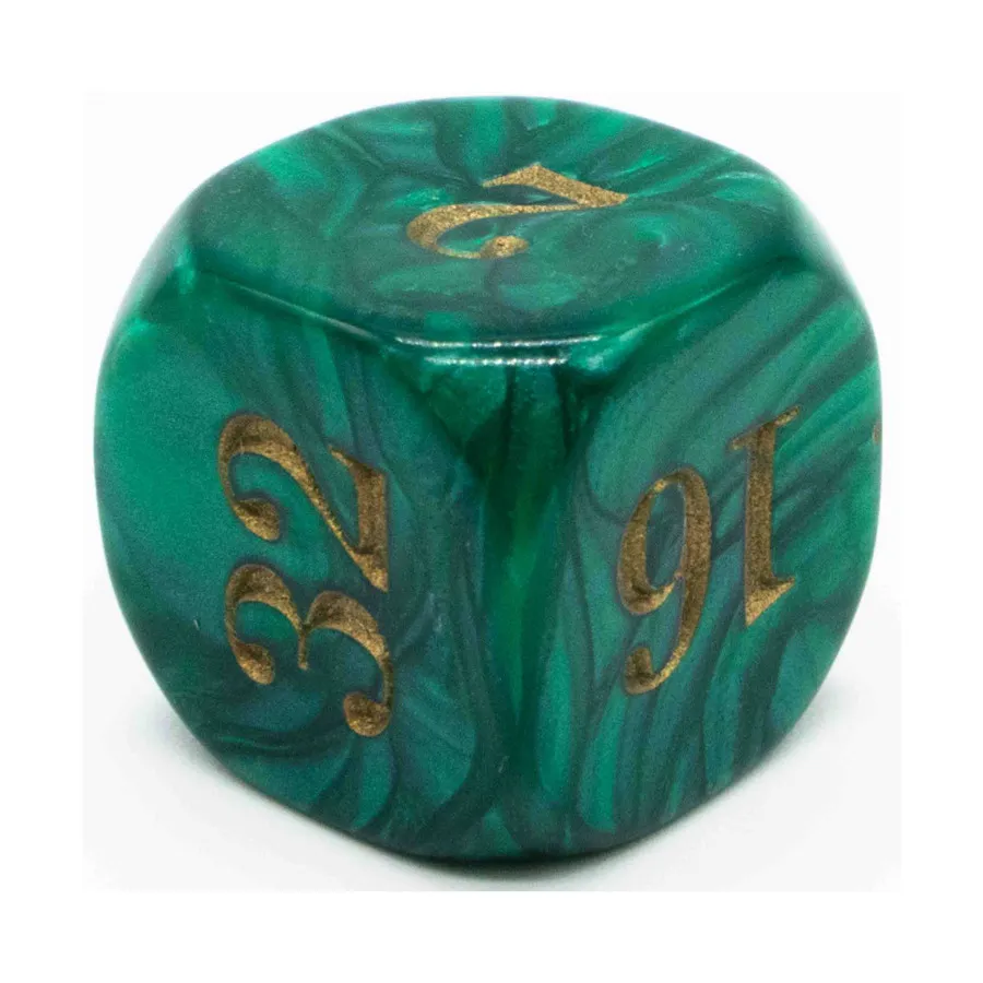 Кубик для удвоения жемчуга, 22 мм — зеленый с золотыми цифрами, Dice - Backgammon
Кубик для удвоения жемчуга, 22 мм — зеленый с золотыми цифрами, Dice - Backgammon