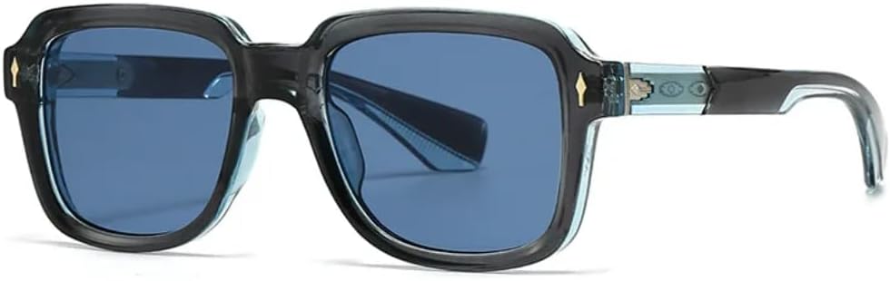 Солнцезащитные очки для мужчин и женщин - защита UV400 - градиентные линзы, заклепки, большая оправа, подходят для занятий спортом на открытом воздухе и вождения DSVIGF, Tyj371-1
Солнцезащитные очки для мужчин и женщин - защита UV400 - градиентные линзы, заклепки, большая оправа, подходят для занятий спортом на открытом воздухе и вождения DSVIGF, Tyj371-1