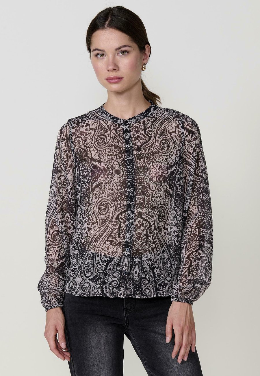 Блуза Koroshi Button-down blouse, Black
Блуза Koroshi Button-down blouse, Black