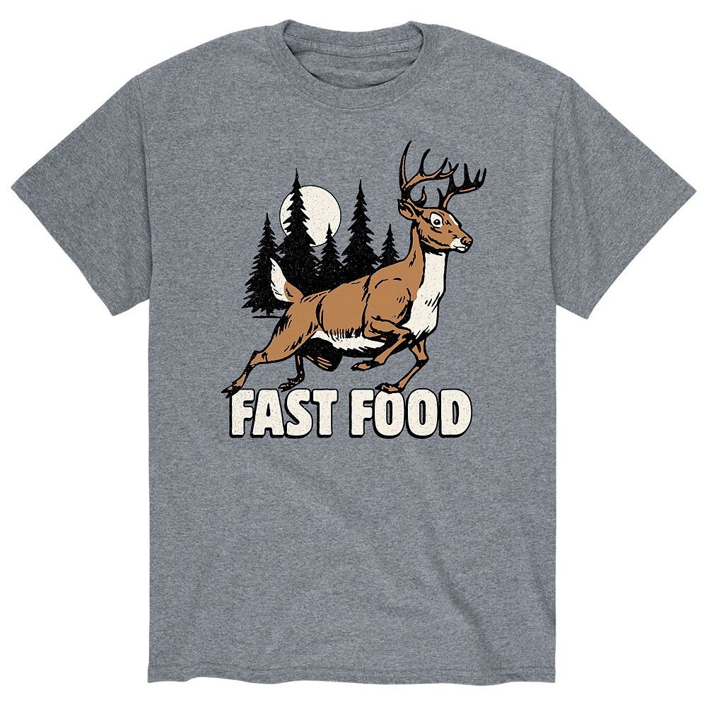 Мужская футболка фаст-фуда Licensed Character, серый
Мужская футболка фаст-фуда Licensed Character, серый