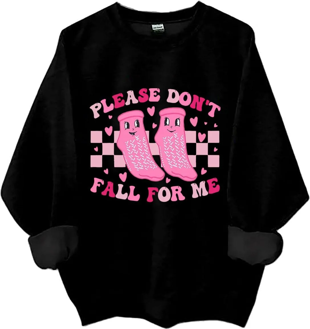 Свитшот "Please Don't Fall for me", Funny Valentine Nurse Czbic
Свитшот "Please Don't Fall for me", Funny Valentine Nurse Czbic