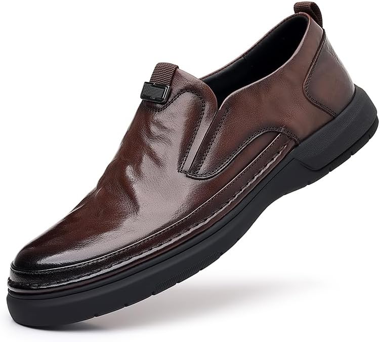 Мужские классические слипоны из натуральной кожи, оксфорды, деловые и повседневные кожаные туфли, туфли, лоферы из качественной кожи, весенние дерби Lhyxu, коричневый
Мужские классические слипоны из натуральной кожи, оксфорды, деловые и повседневные кожаные туфли, туфли, лоферы из качественной кожи, весенние дерби Lhyxu, коричневый