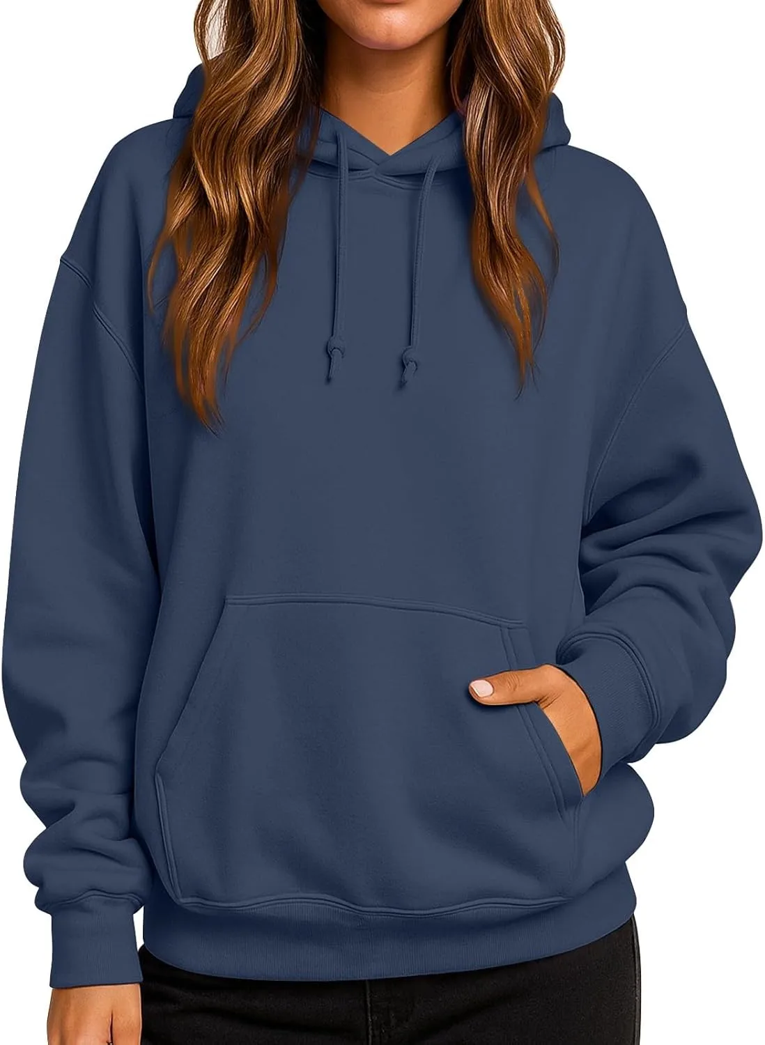 Женский оверсайз худи с карманом, флис
Женский оверсайз худи с карманом, флис