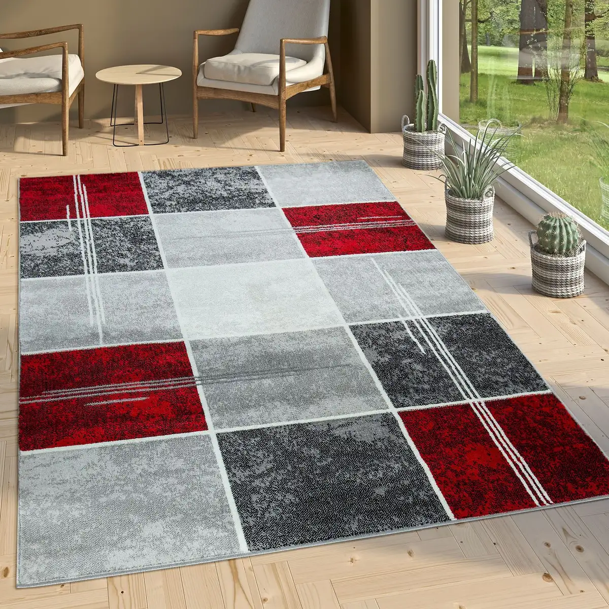 Ковер Paco Home "Sinai 057", прямоугольный, короткий ворс, клетчатый узор с имитацией мрамора, идеально подходит для прихожей и спальни 240х340 см, красный
Ковер Paco Home "Sinai 057", прямоугольный, короткий ворс, клетчатый узор с имитацией мрамора, идеально подходит для прихожей и спальни 240х340 см, красный