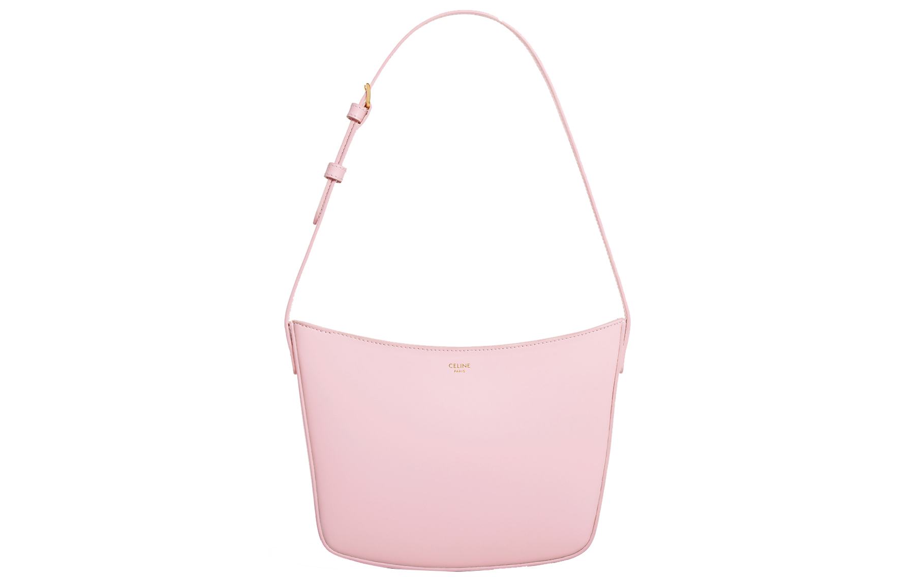 Сумка Croque из телячьей кожи, женская розовая наплечная CELINE 
Сумка Croque из телячьей кожи, женская розовая наплечная CELINE