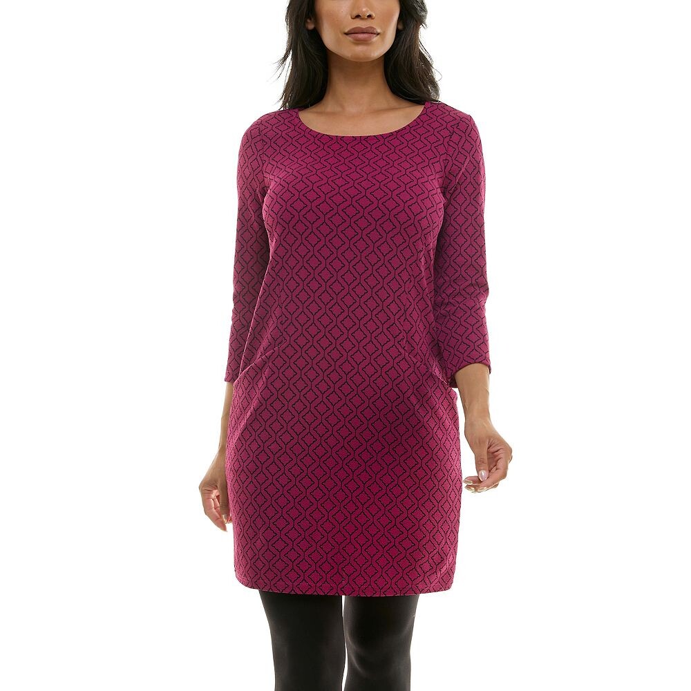 Женское фактурное платье с карманами из крепа Nina Leonard, цвет Sangria Black
Женское фактурное платье с карманами из крепа Nina Leonard, цвет Sangria Black