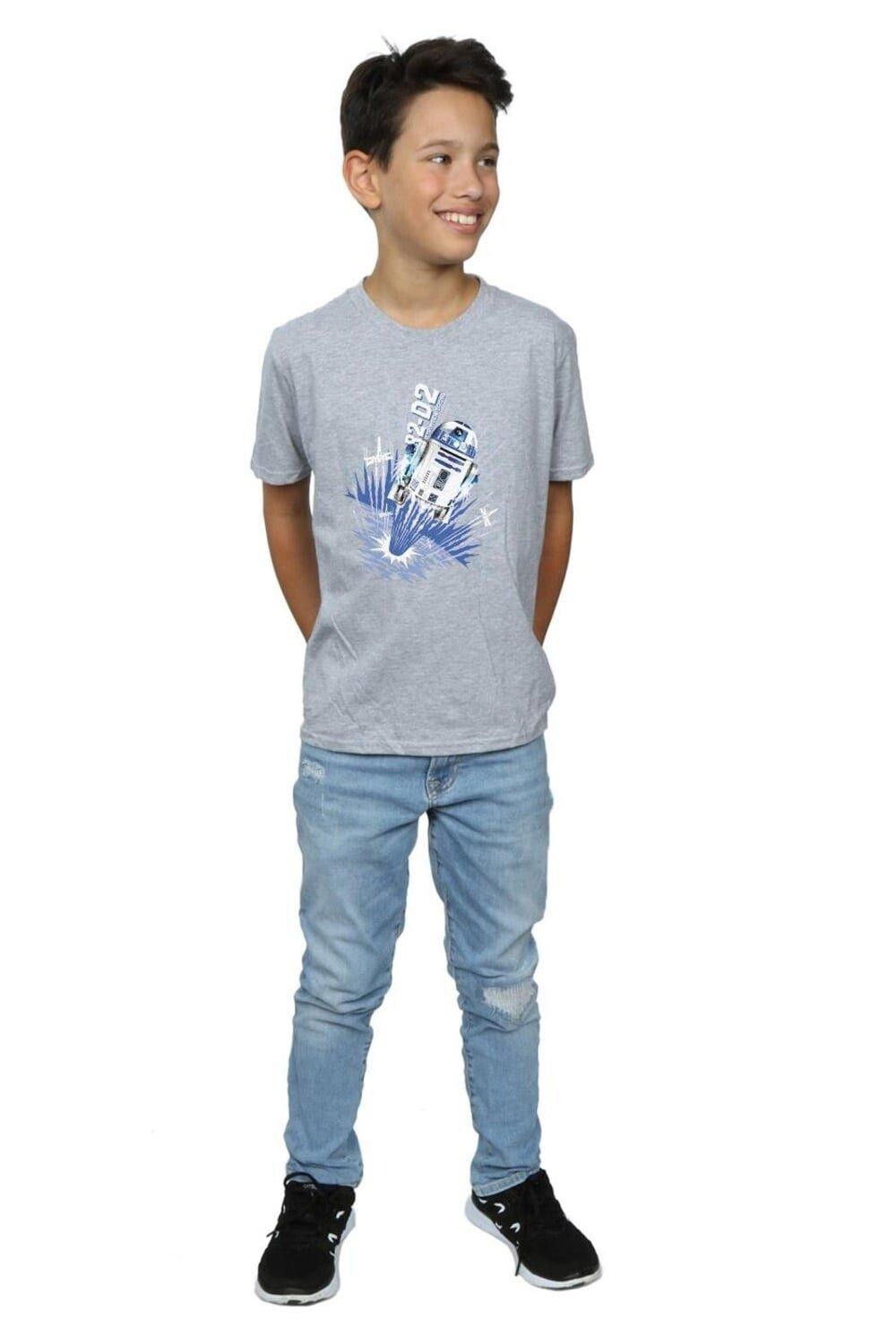 Футболка R2-D2 «Взрыв» Star Wars, серый
Футболка R2-D2 «Взрыв» Star Wars, серый