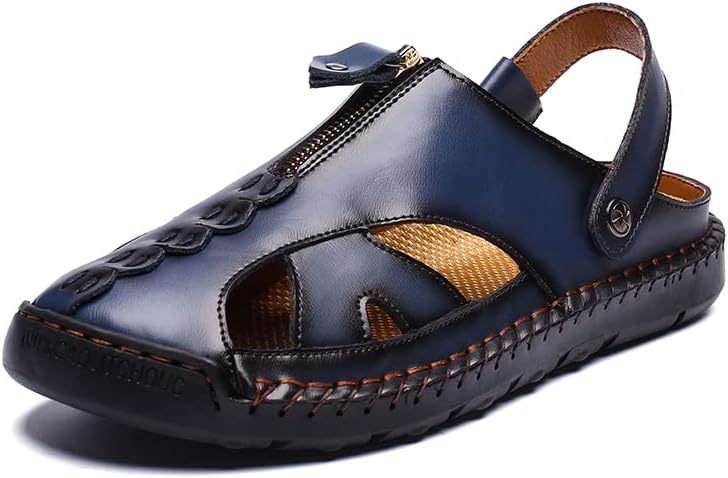 Мужские сандалии Freeior из кожи, летняя обувь с закрытым носком, дышащие, синий
Мужские сандалии Freeior из кожи, летняя обувь с закрытым носком, дышащие, синий
