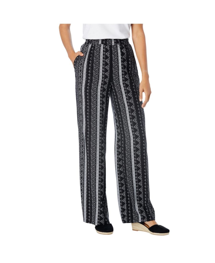 Женские брюки Within Tall с эластичным поясом и застежкой на резинке Woman Within, Black batik stripe
Женские брюки Within Tall с эластичным поясом и застежкой на резинке Woman Within, Black batik stripe