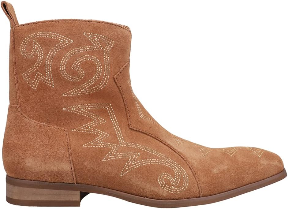 Мужские повседневные ботинки Dingo Brooks с вышивкой, круглым носком и эластичной застежкой на щиколотке - черные
Мужские повседневные ботинки Dingo Brooks с вышивкой, круглым носком и эластичной застежкой на щиколотке - черные