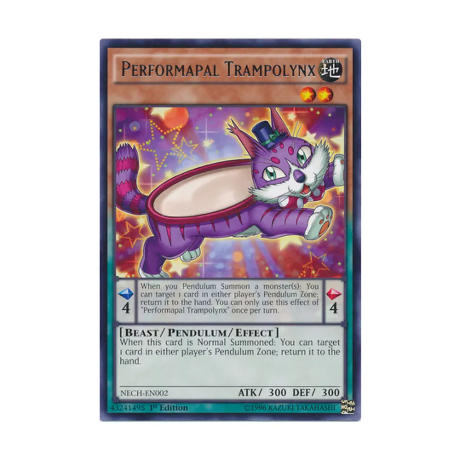 CCG Перформапал Трамплинкс (Редкий), Yu-Gi-Oh - New Challengers - Singles
CCG Перформапал Трамплинкс (Редкий), Yu-Gi-Oh - New Challengers - Singles