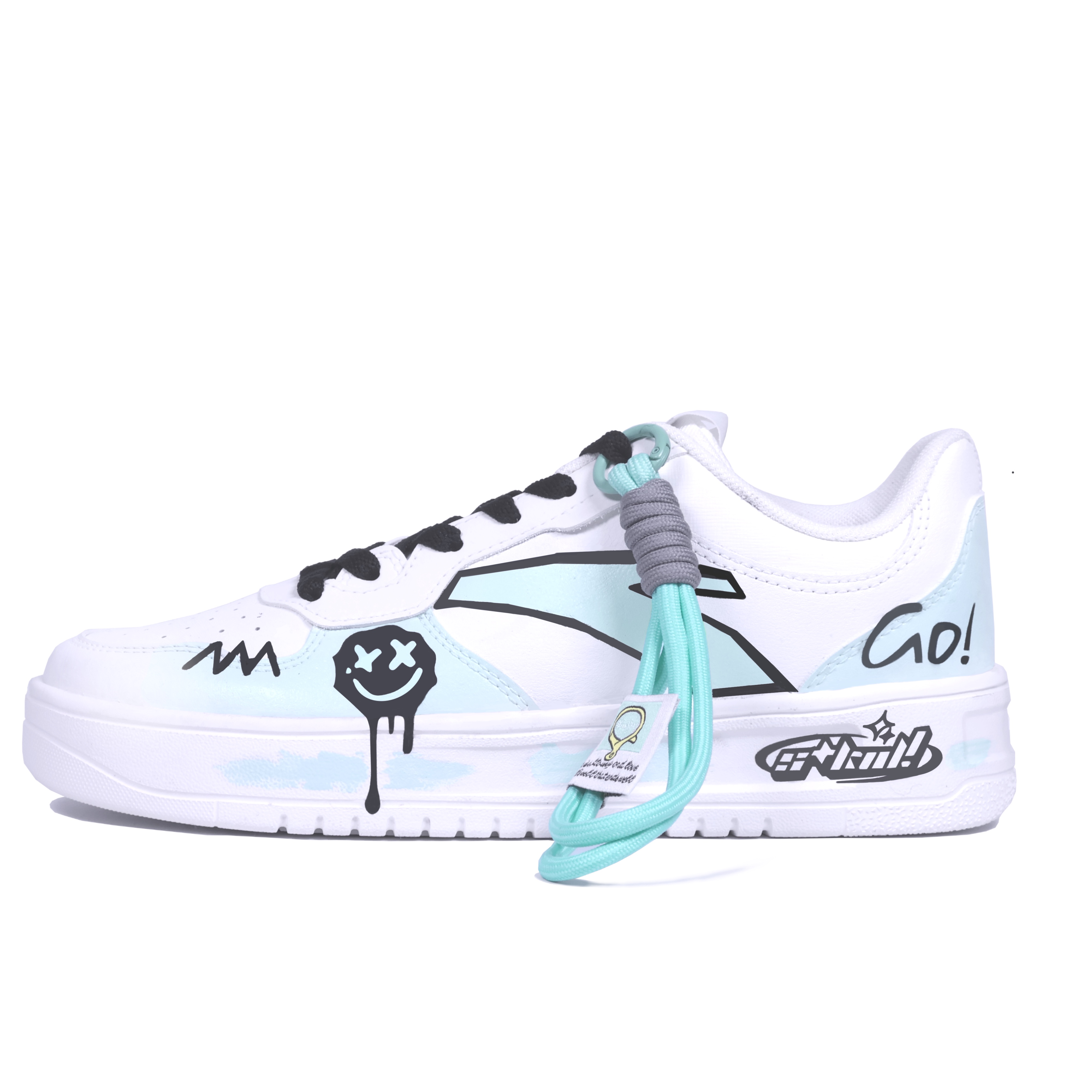 ANTA Низкие кроссовки для скейтбординга с противоскользящими амортизаторами и износостойкими свойствами, мужские, голубого и белого цвета
ANTA Низкие кроссовки для скейтбординга с противоскользящими амортизаторами и износостойкими свойствами, мужские, голубого и белого цвета